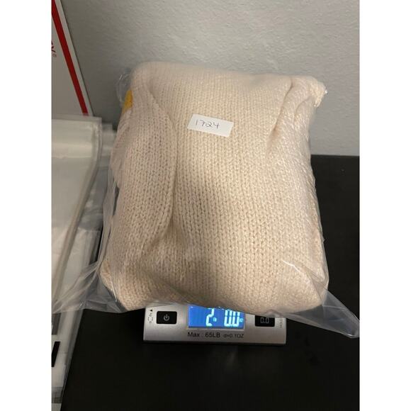 Torrid Womens Pullover Sweater 3X Cream Striped Chunky Knit Puff Sleeve Relaxed - Picture 7 of 7